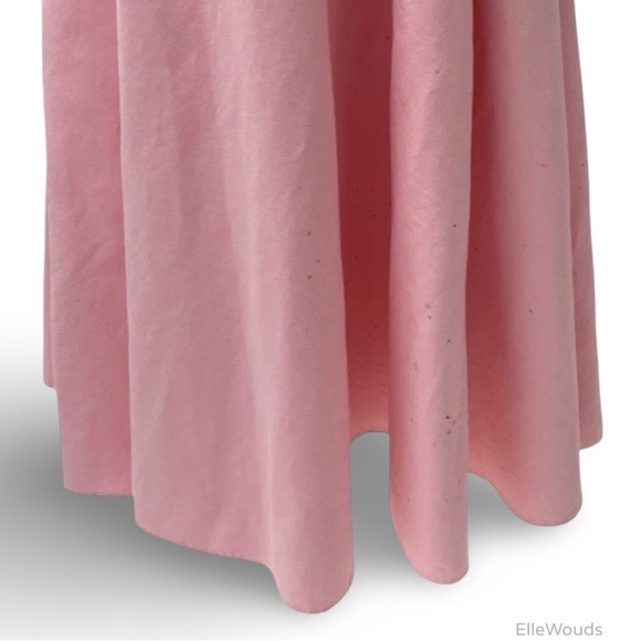 Staud $695 Joy Gown Pink Square Neck Cotton US Size 6 - Picture 9 of 12